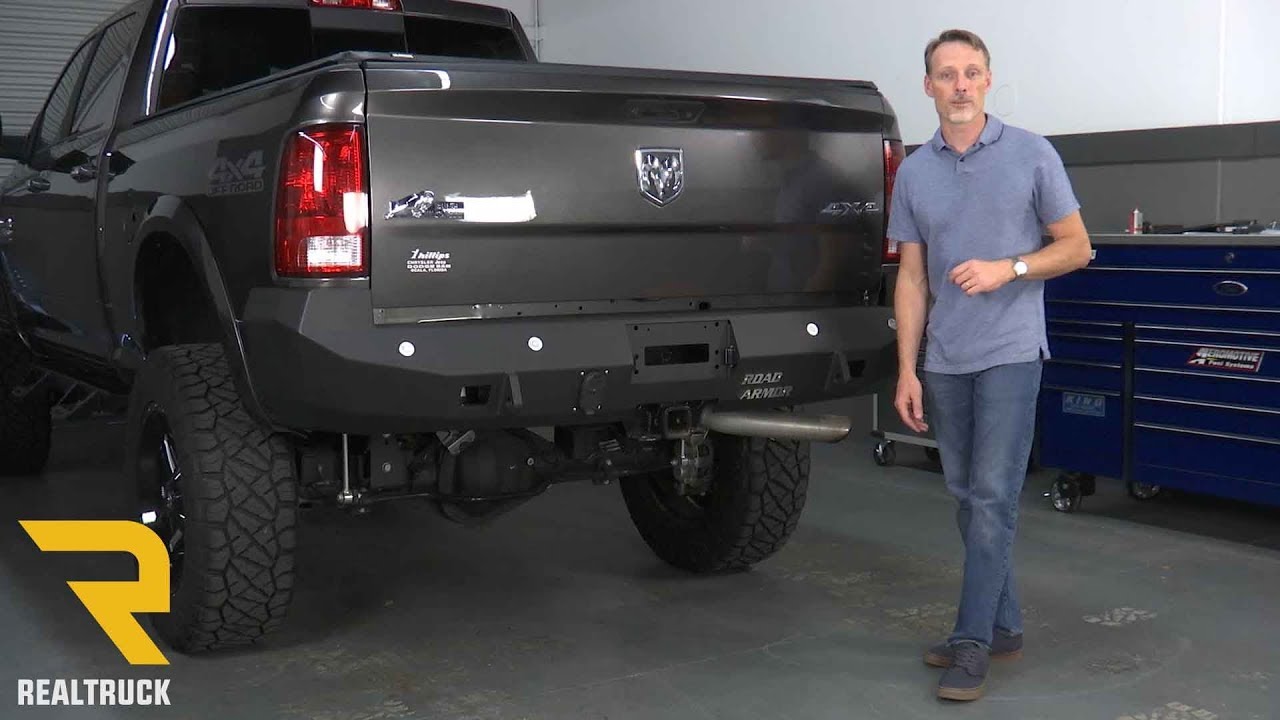 How to Install Road Armor Stealth Rear Bumpers on a 2017 Dodge Ram 2500