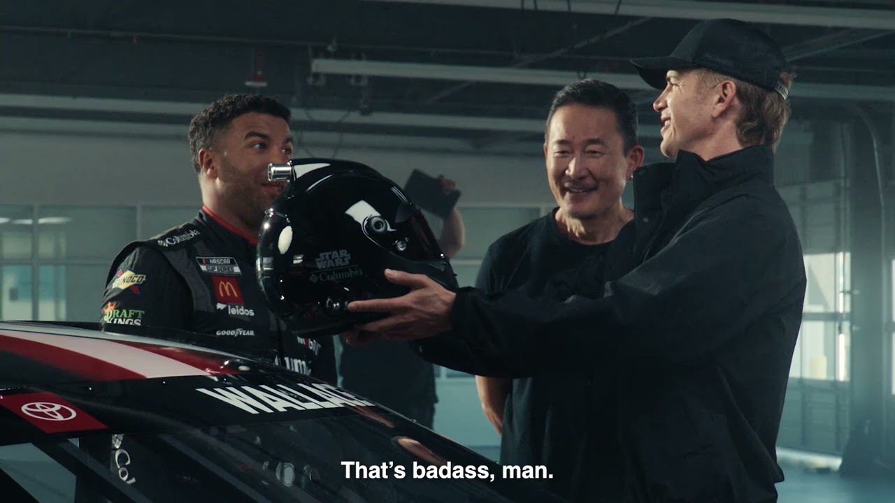 Behind the scenes with Bubba Wallace, Hayden Christensen, and Doug Chiang – Columbia x Star Wars