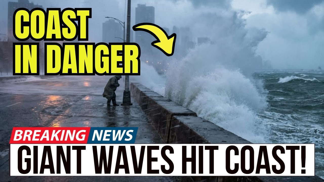Severe Storm Sends Monster Waves Crashing Into the California Coast