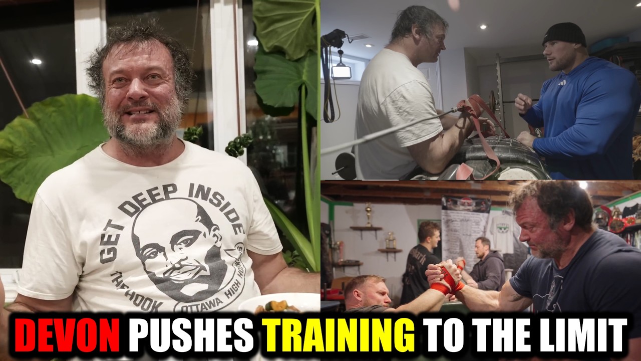 Devon Larratt wykorzystuje trening do granic możliwości, aby pokonać Witalija Laletina