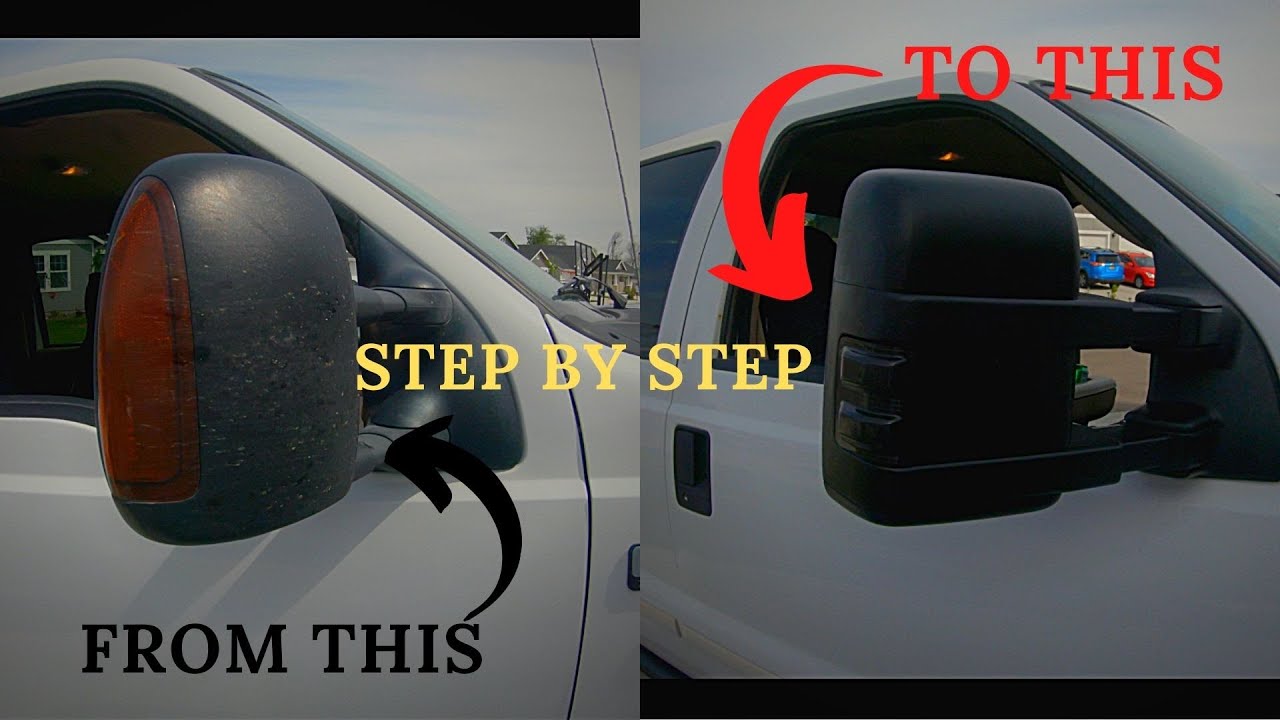 Installing after market mirrors on a 2004 ford f350/350