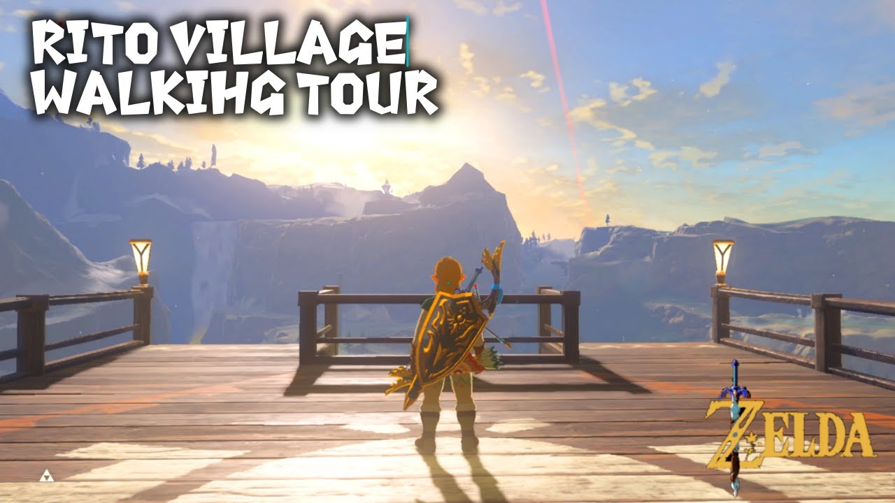 【Zelda Walking Tour】 Rito Village Walk, リトの村の癒し散歩