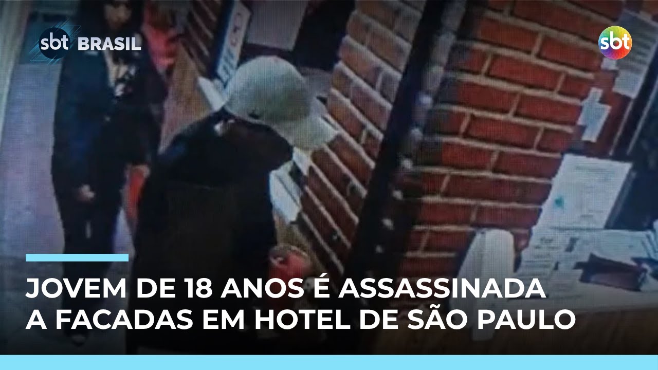 Feminicídio: Jovem de 18 anos é morta a facadas em hotel de São Paulo; suspeito fugiu | #SBTBrasil