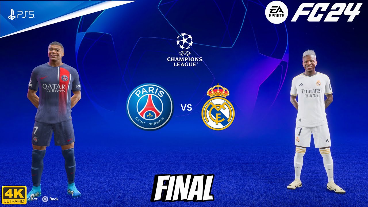 FC 24 - PSG Vs Real Madrid - Champions League Final 23/24 | PS5™ [4K60] Next Gen