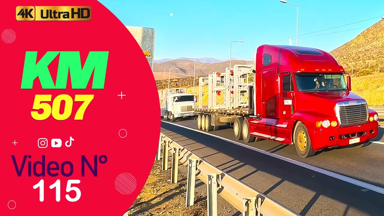 BONITA TARDE EN EL KM 507 CON BUEN SONIDO DE CAMIONES POR TODAS PARTES EN EL VIDEO N° 115