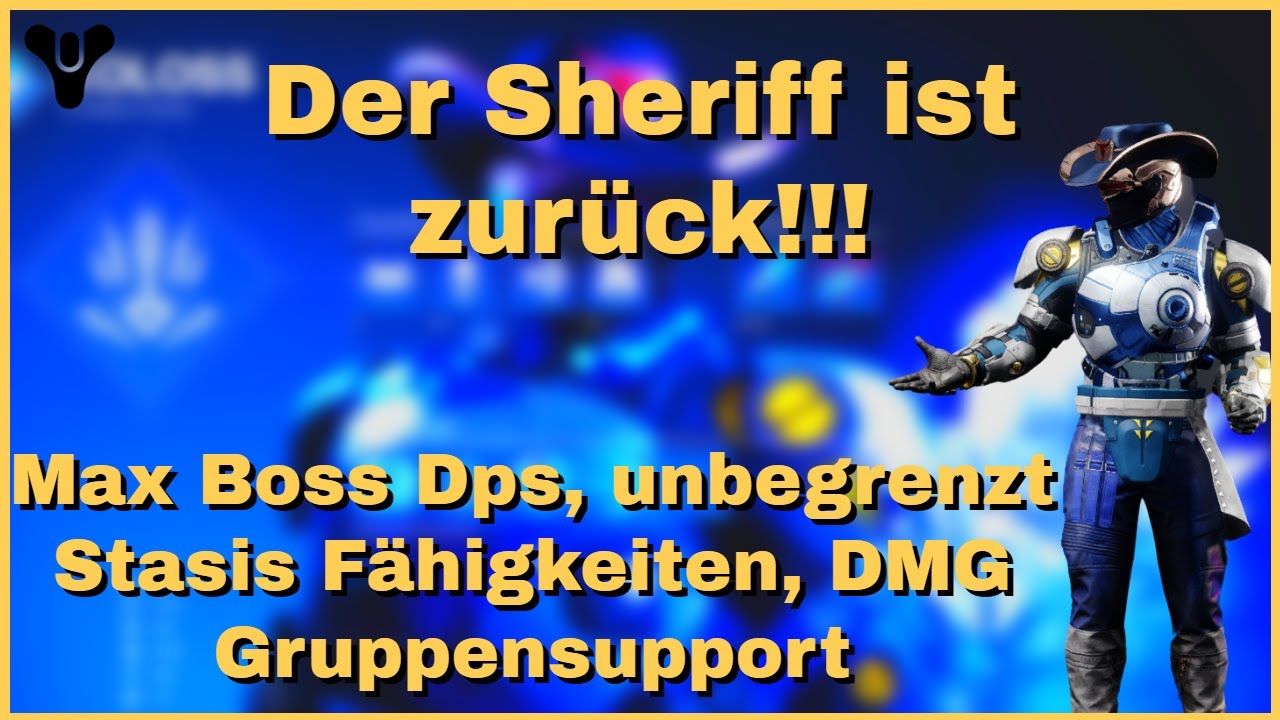 Stasis Titan für max Boss Dps, unbegrenzt Fähigkeiten und DMG Gruppensupport // Destiny 2 Builds