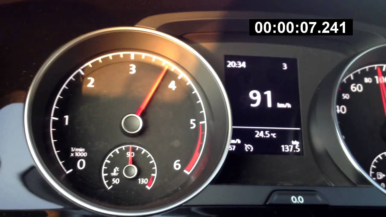 Golf 7 4motion acceleration