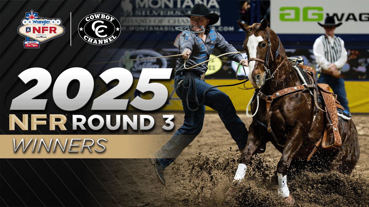 Победители 3-го раунда NFR 2025 года 🏆 Статлер Райт, Тристан Хатчингс, Тай Эриксон и другие | Cow...