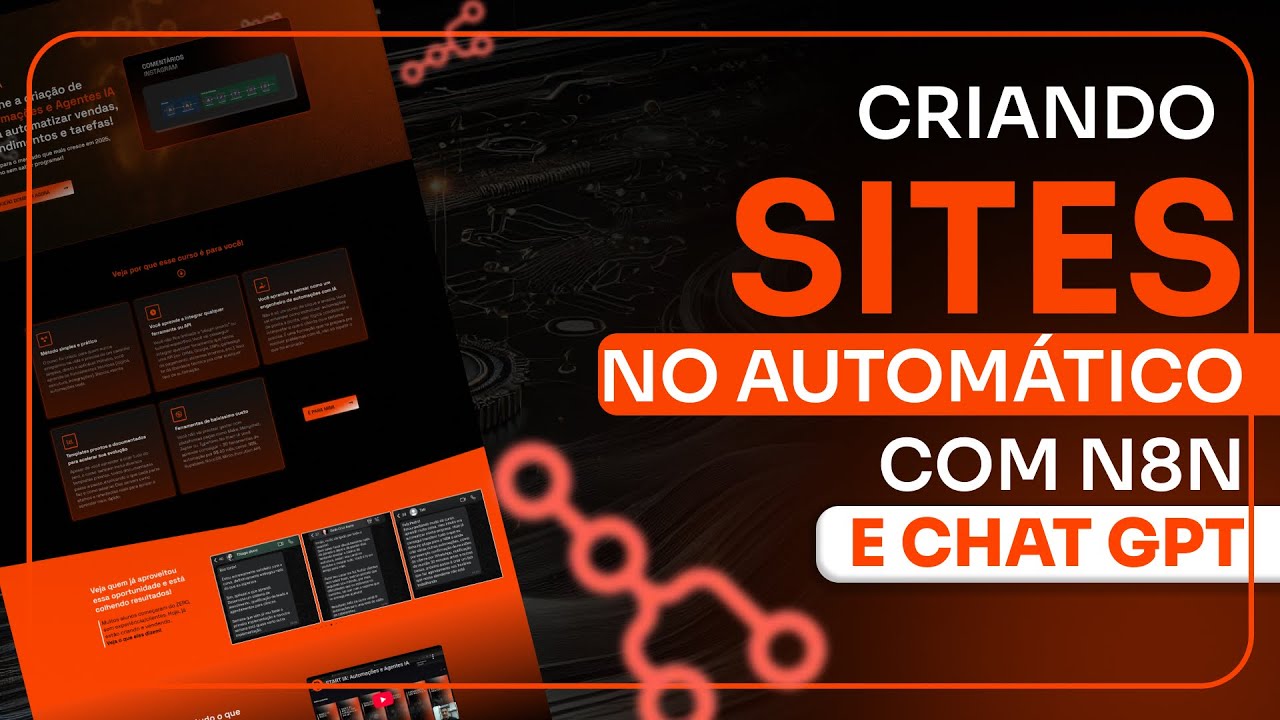 Criando Sites e Landing Pages com N8N e Intelig&ecirc;ncia Artificial