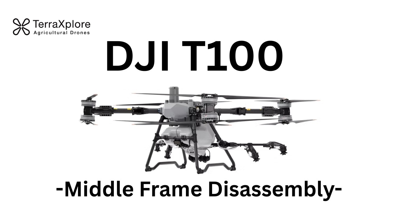 DJI T100 / LD220 Frame Teardown | Middle Frame Module Removal