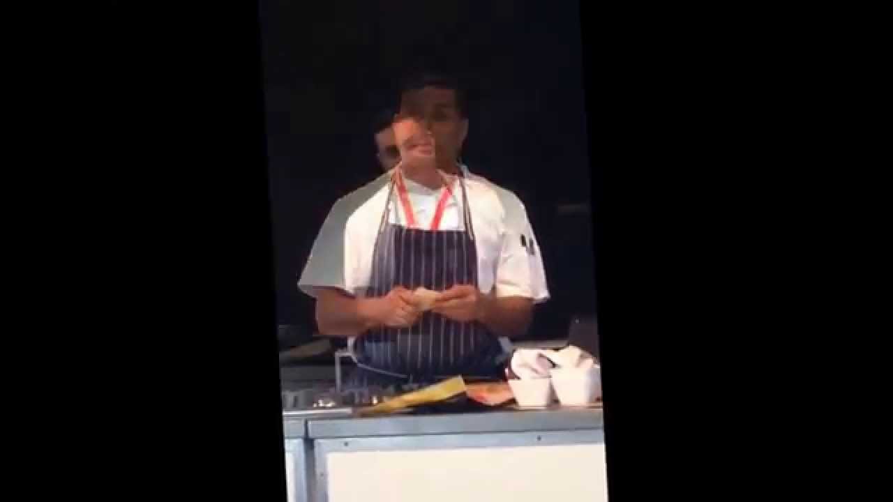 Peter Kuruvita and Muurikka Electric Smokers at Noosa Food&Wine Festival 2015