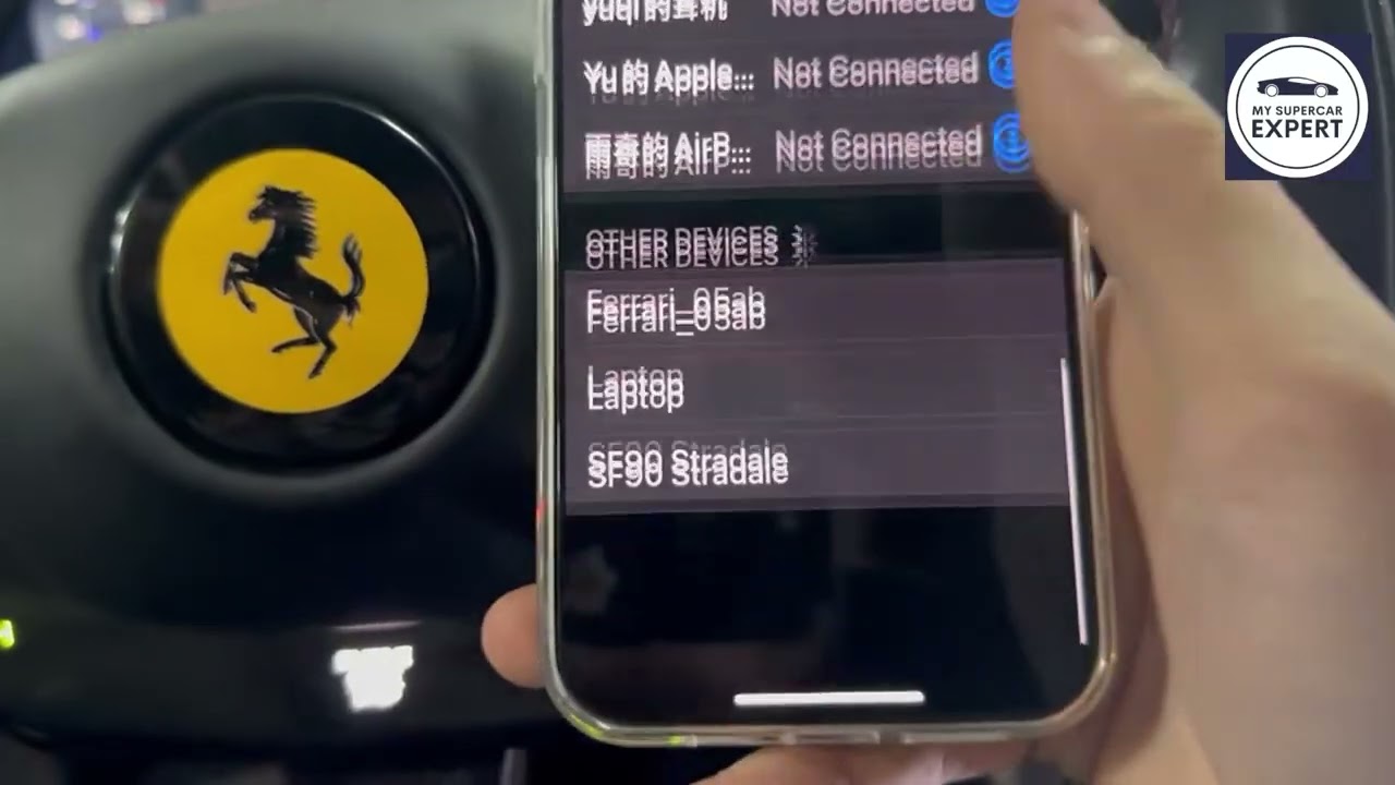 How to install and use carplay for Ferrari SF90#carrepair #ferrari #sf90 #carplay #carrepair