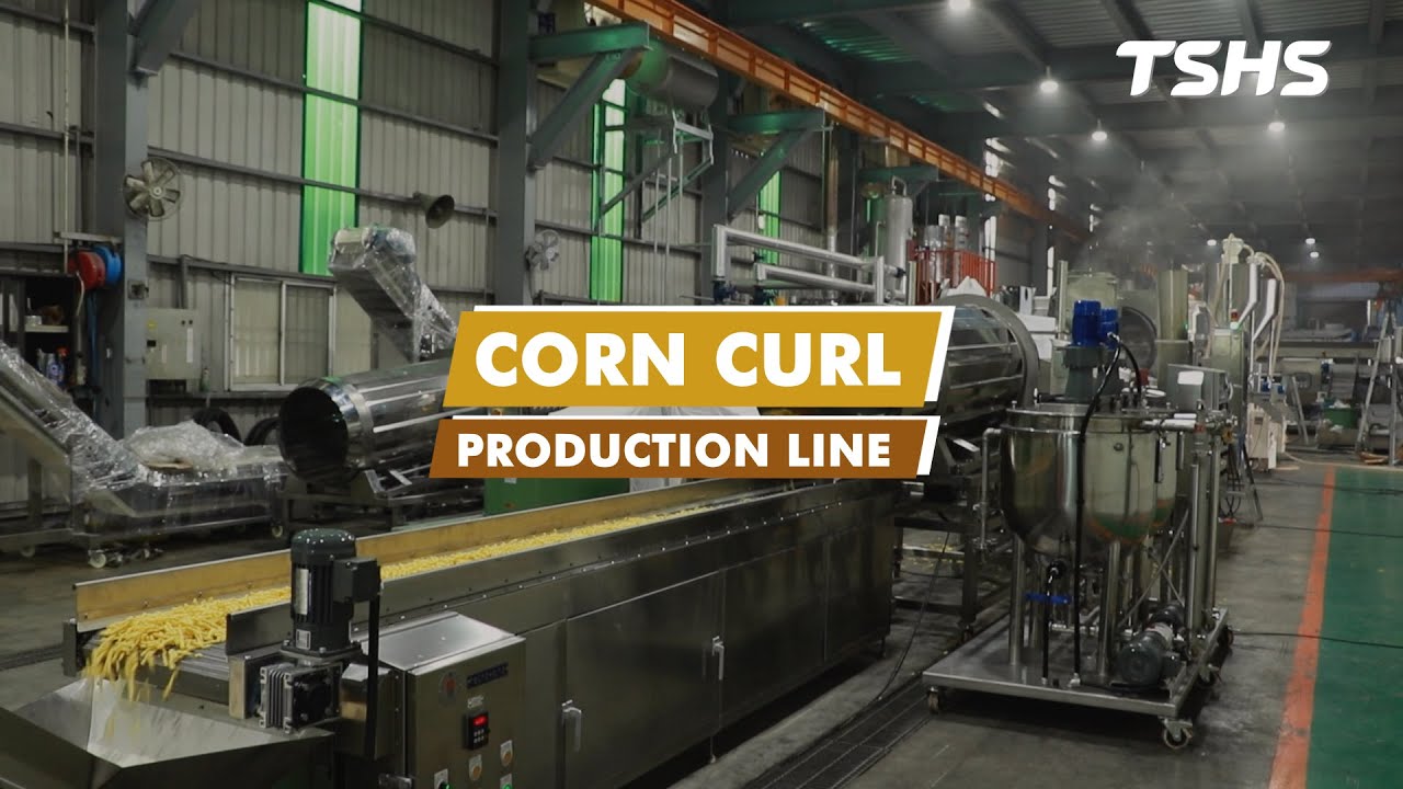 Cheetos Corn Curl Produce Process ｜ Kurkure Food Solution｜NikNak Produce Consultant｜Tsunghsing(TSHS)