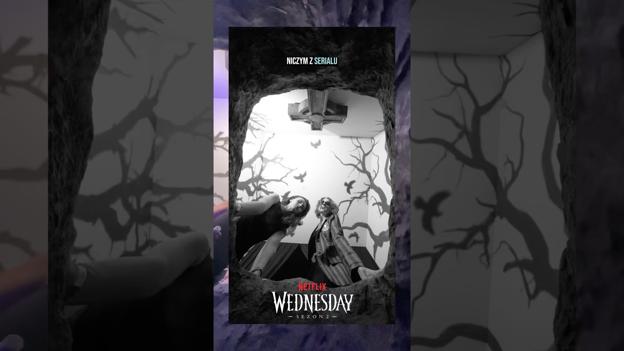 Polski event &bdquo;WEDNESDAY&rdquo; 😍 #wednesday #netflix #vlog