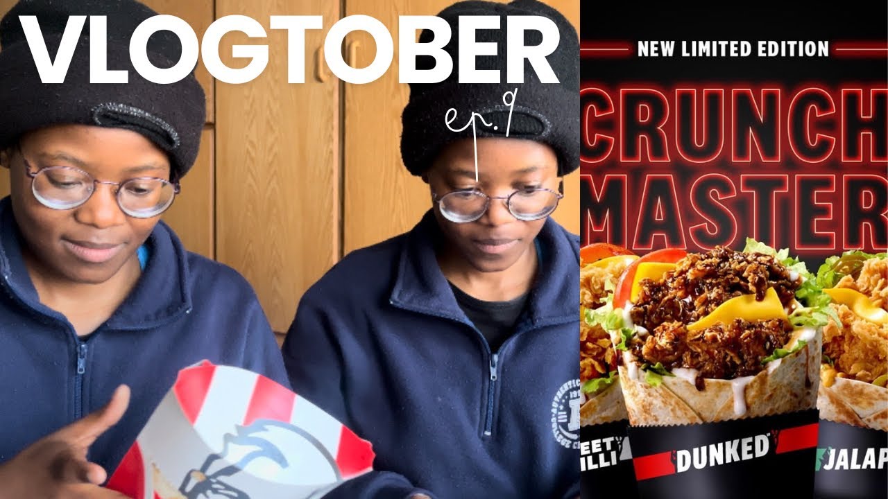VLOGTOBER EP.9:KFC LIMITED EDITION CRUNCH MASTER & Spar|The Shasha Twins