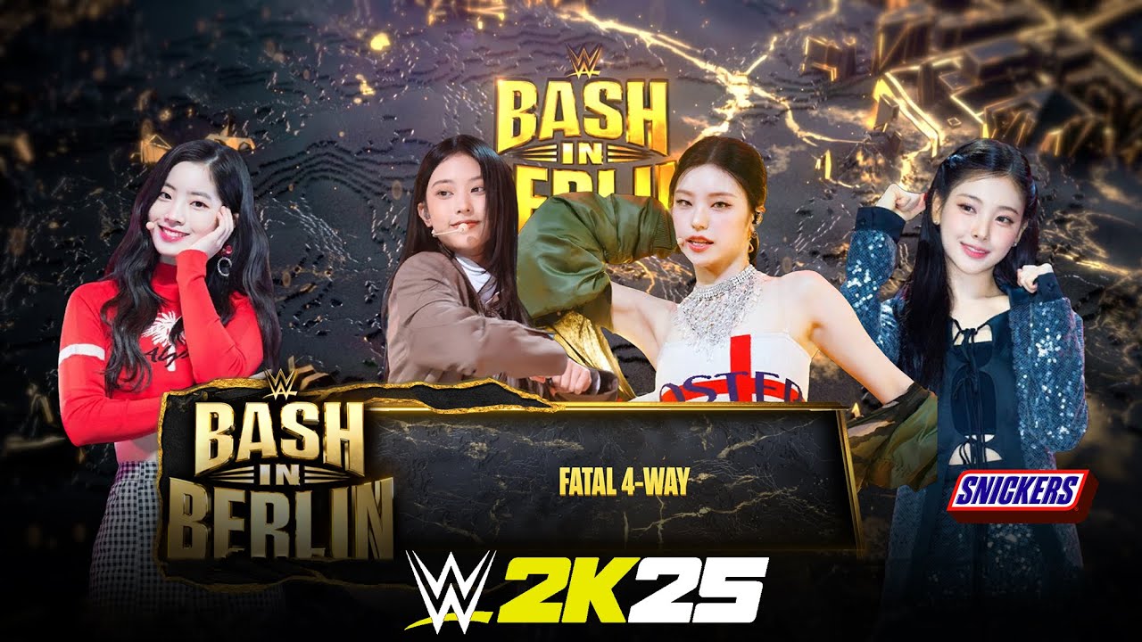 WWE 2K25 KPOP - 다현 VS 해린 VS 예지 VS 이현