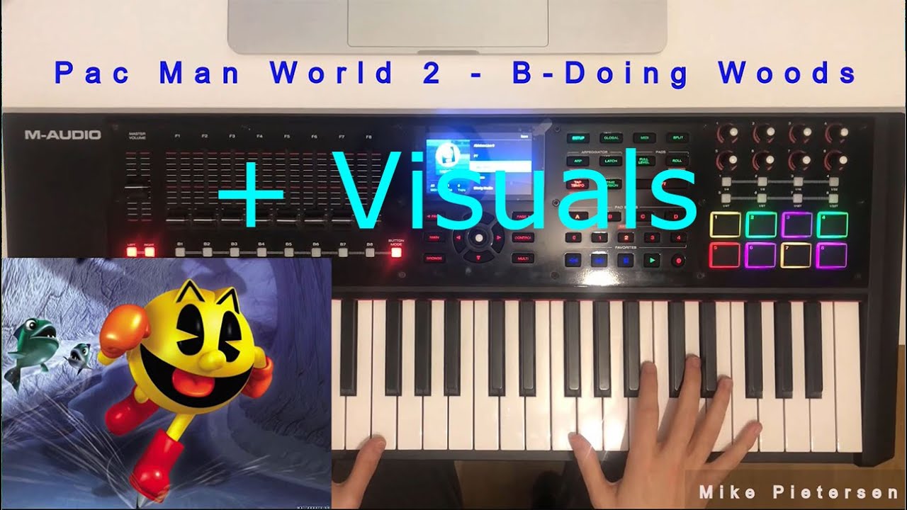 PAC MAN WORLD 2 - B-Doing Woods (Piano Cover)