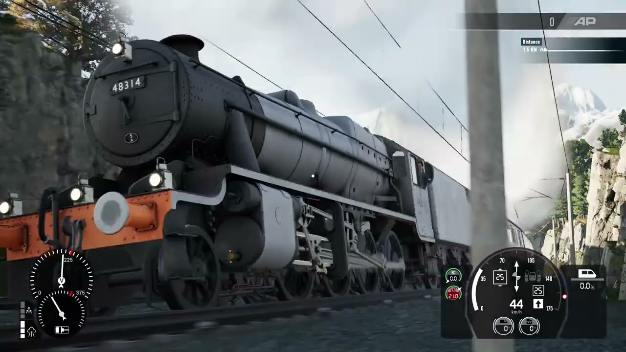 Driving the 1931 Stainer 8F passenger train in Train Sim World® 6