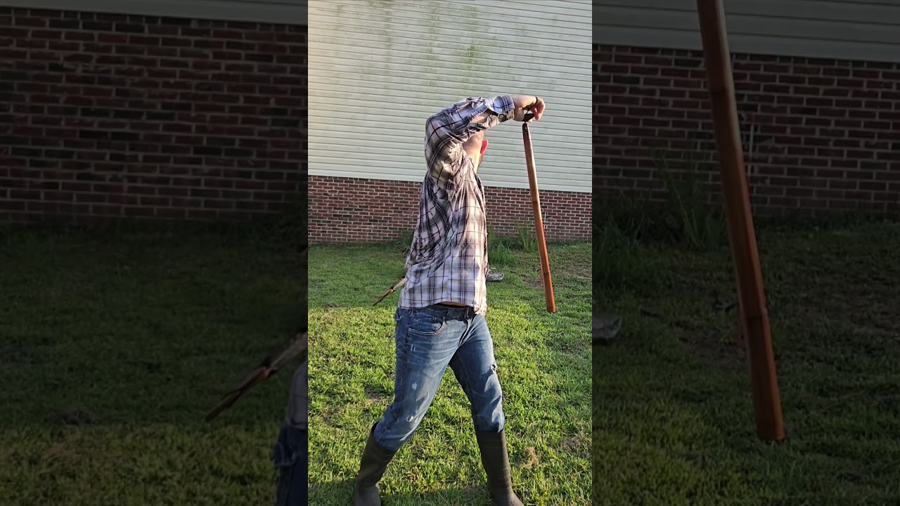 Parthian shot with a Persian navak (arrowguide) #archery