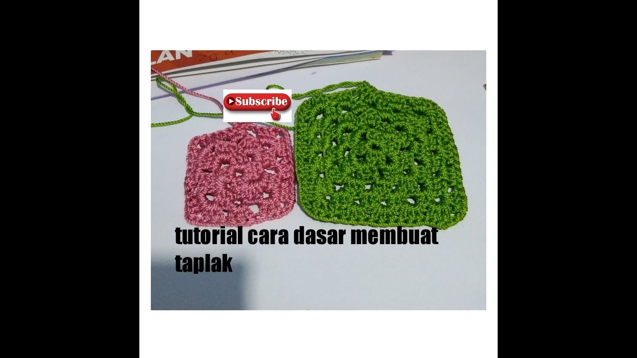 tutorial cara membuat dasar taplak