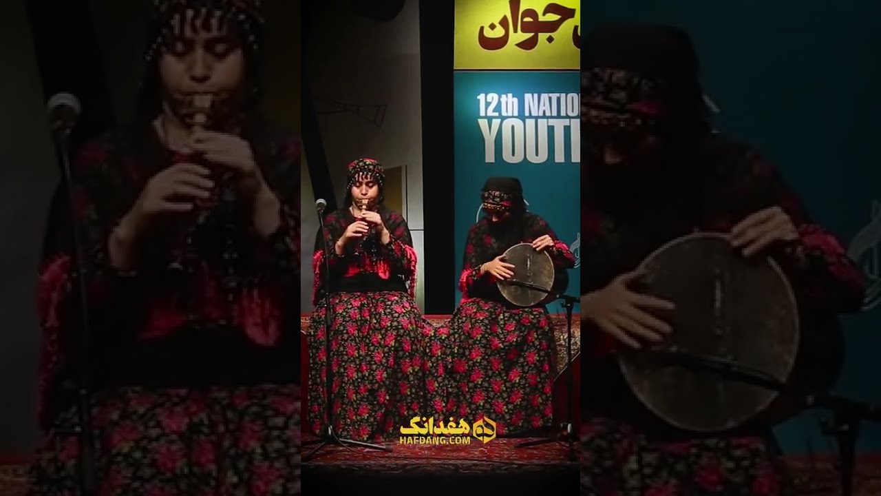 دونوازی نرمه&zwnj;نای و ضرب کردی از دیار کردستان | Duet Kurdish Duduk & Tombak by Iranian Girl