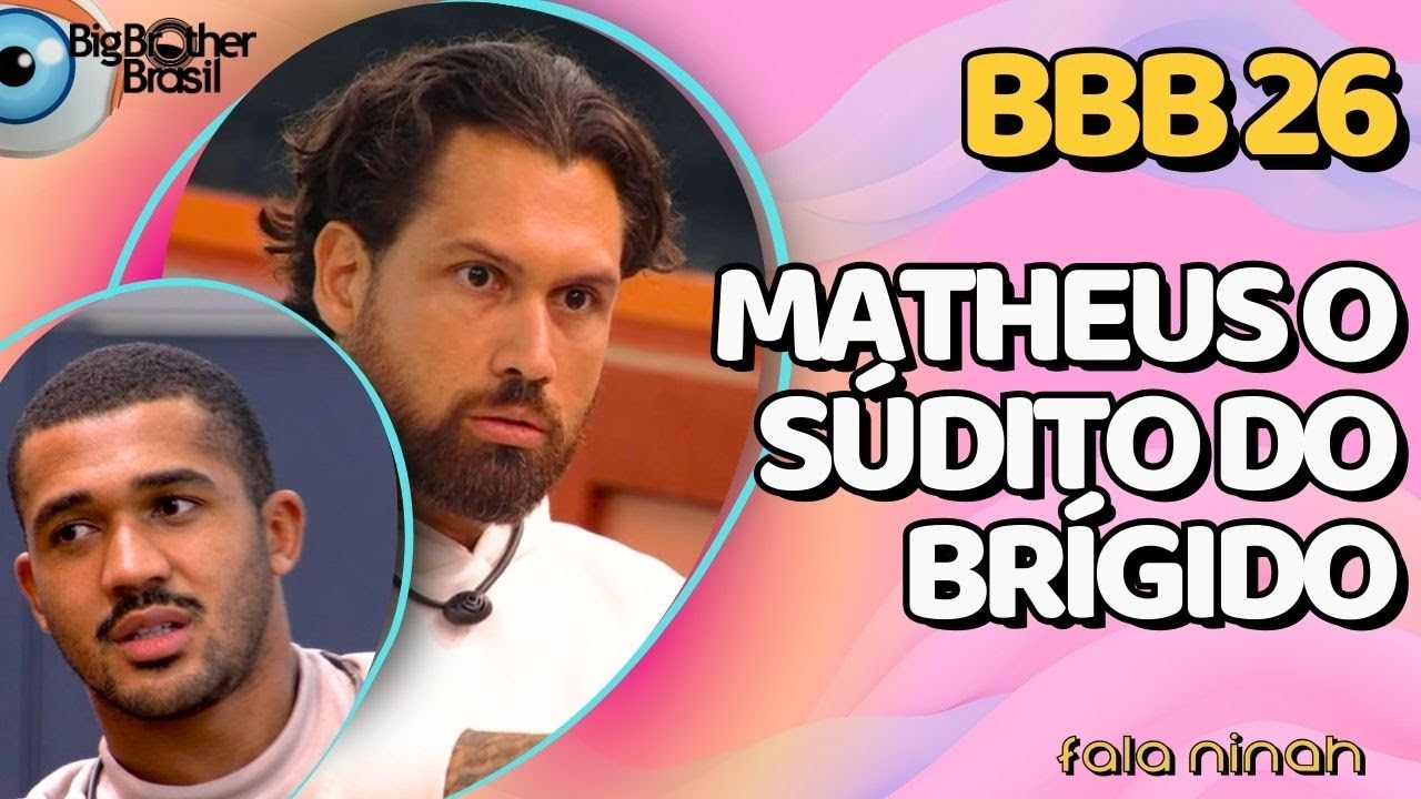 👁️BBB26: MATHEUS FAZ ACUSAÇÃO GRAVISSIMA CONTRA ANA, CHAI FORMA NOVA ALIANÇA E TOMA PITO DO TADEU
