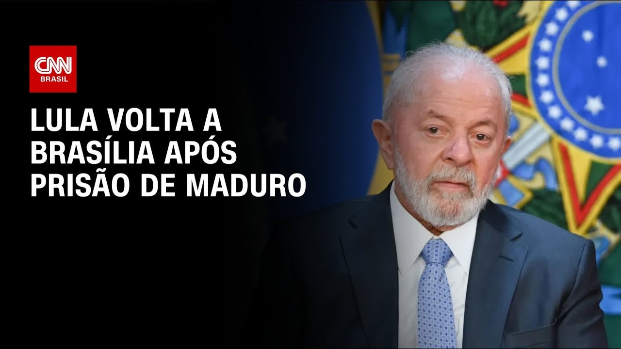 Lula volta a Bras&iacute;lia em meio &agrave; crise internacional ap&oacute;s captura de Maduro | CNN NOVO DIA