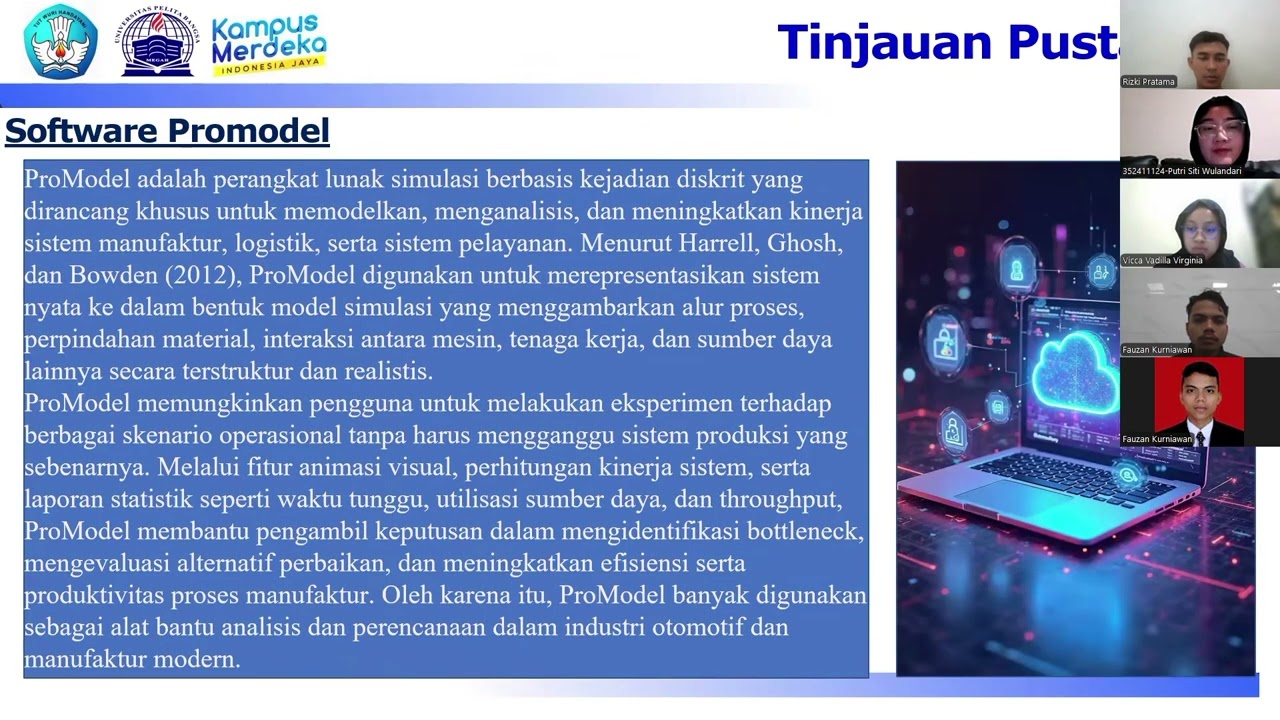 Simulasi Proses Manufaktur Mobil Menggunakan Software Promodel