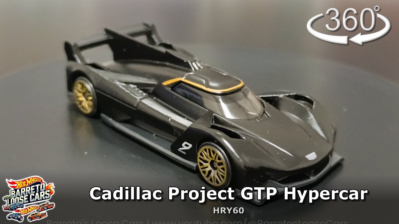 360º - Cadillac Project GTP Hypercar - HRY60 | Hot Wheels | 1/64 | Loose