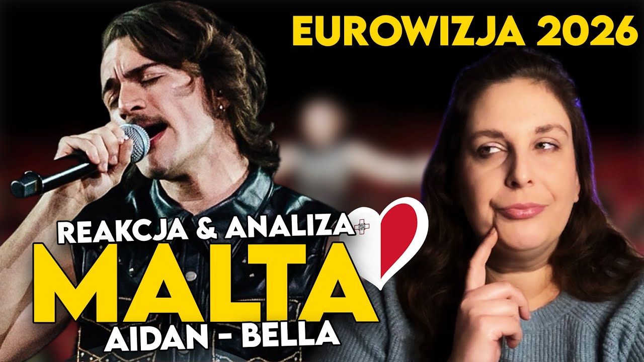 🇲🇹 MALTA: Aidan - Bella REAKCJA | Eurowizja 2026 