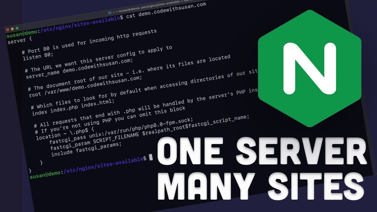 Настройка сайтов/URL на веб-сервере Nginx