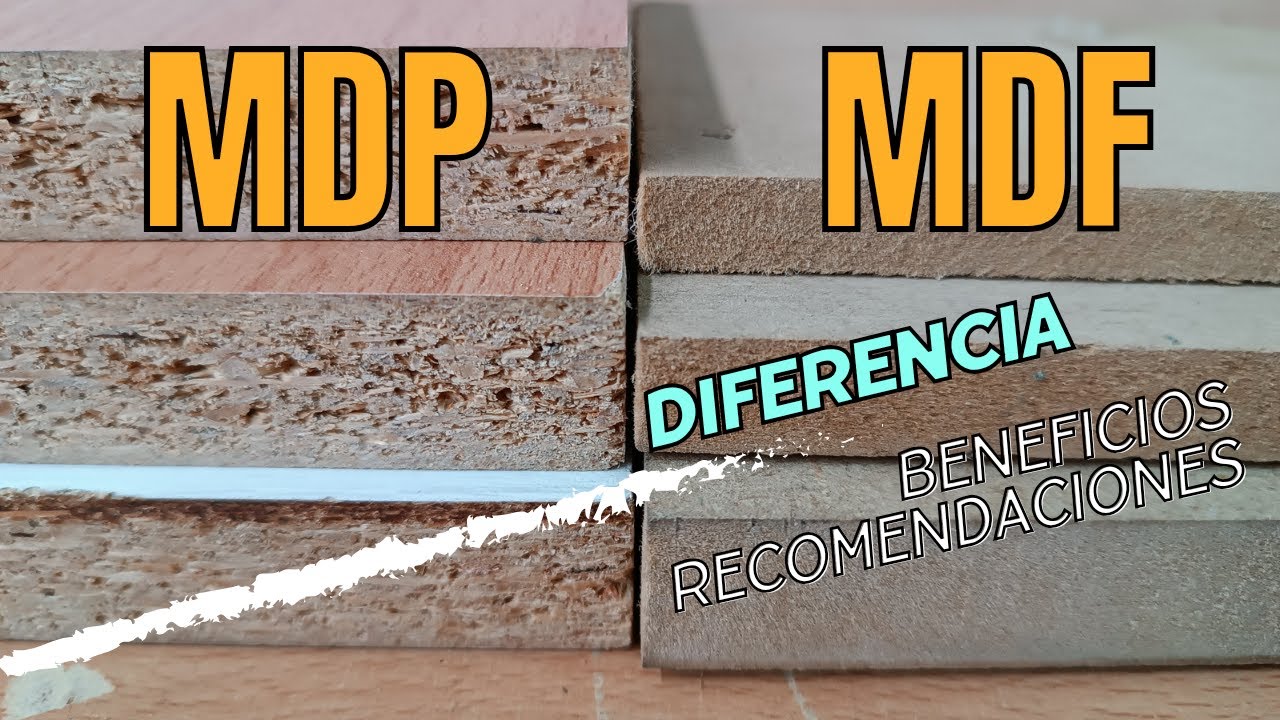 diferencia entre MDP y MDF (Beneficios y Recomendaciones)
