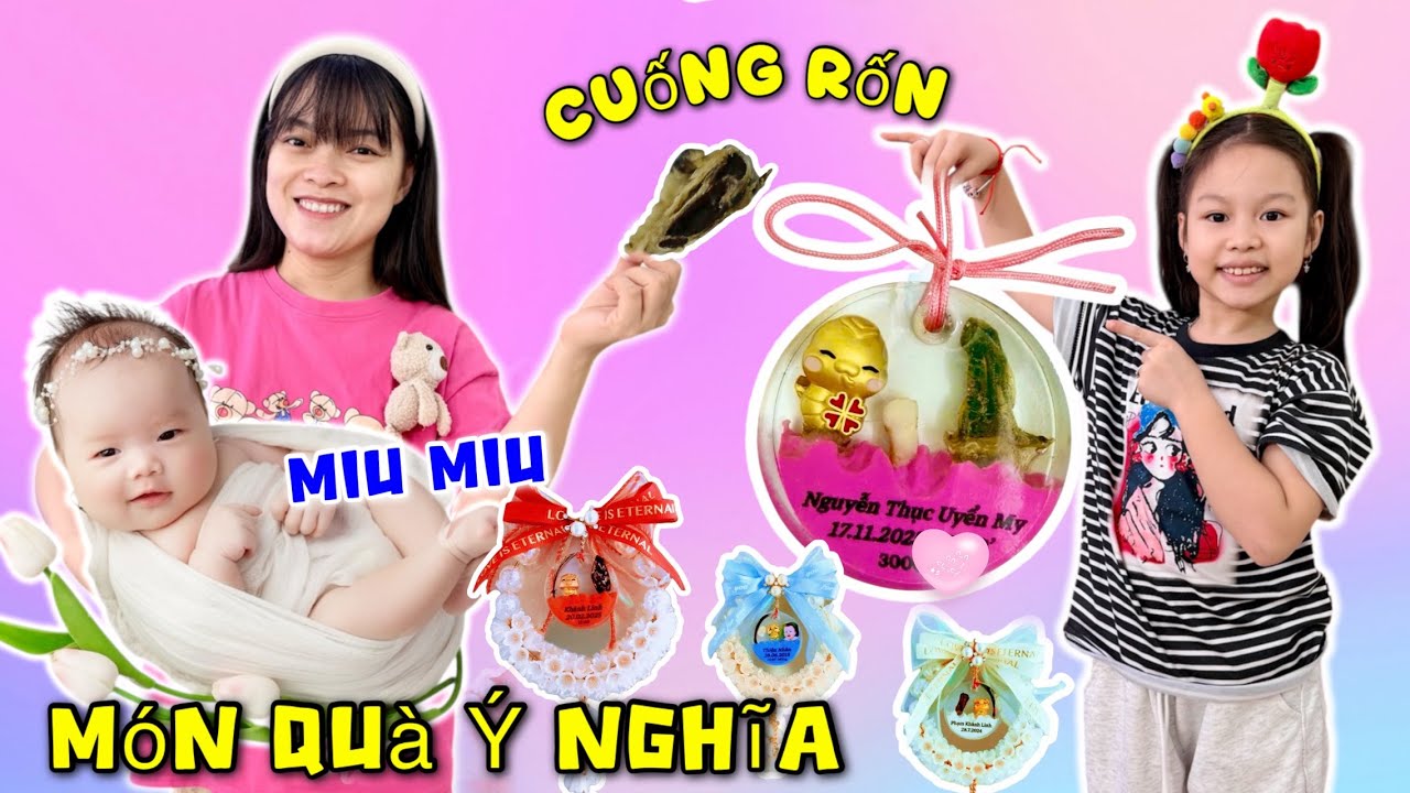 Quỳnh Nhi Tự Tay Làm Quà Cho Em Miu