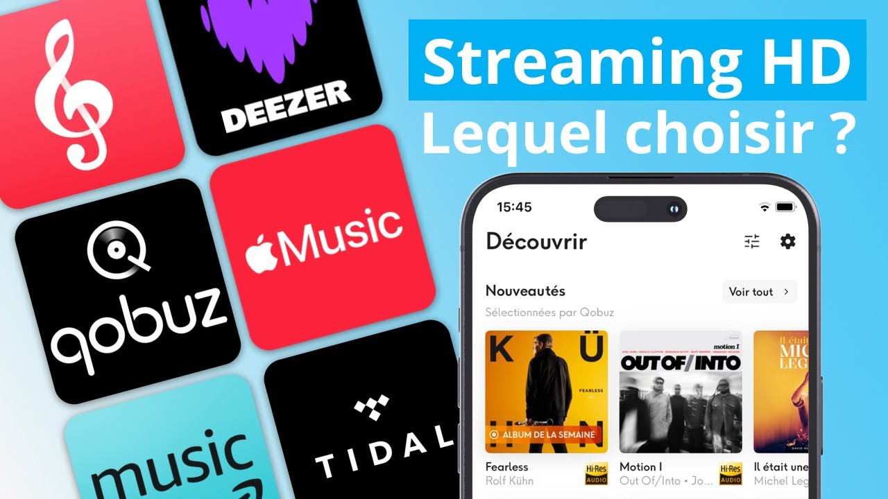Quel service musical HD choisir ? Comparatif Amazon Music, Apple Music, Deezer, Qobuz, Tidal