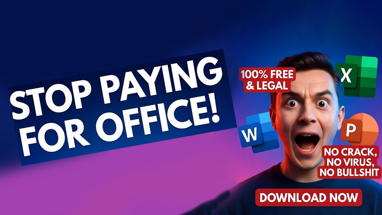 Stop Paying for Microsoft Office! The (1 Second Secret) 100% Legal