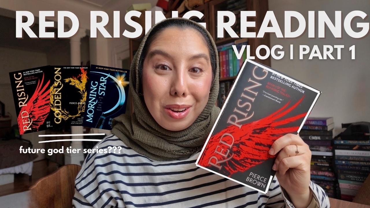 red rising reading vlog *SPOILER FREE* PART I 🐺🪐 | experiencing red rising for the first time