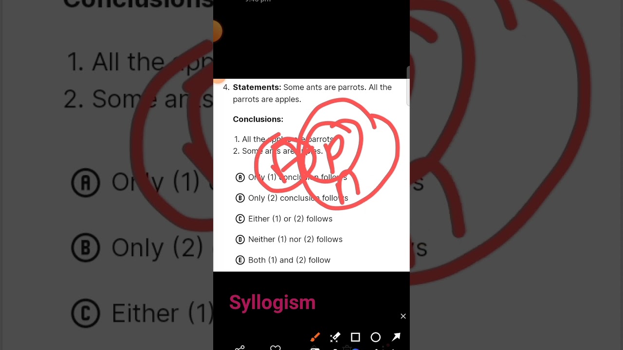syllogism solution ek hi video mai 
