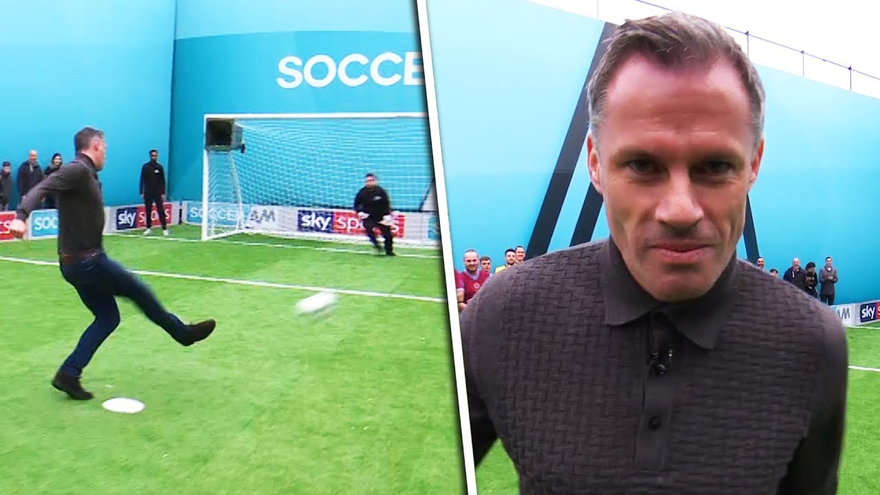 Carragher vs Graham | Penalties, volleys, freekicks & crossbar challenge | Soccer AM Pro Am