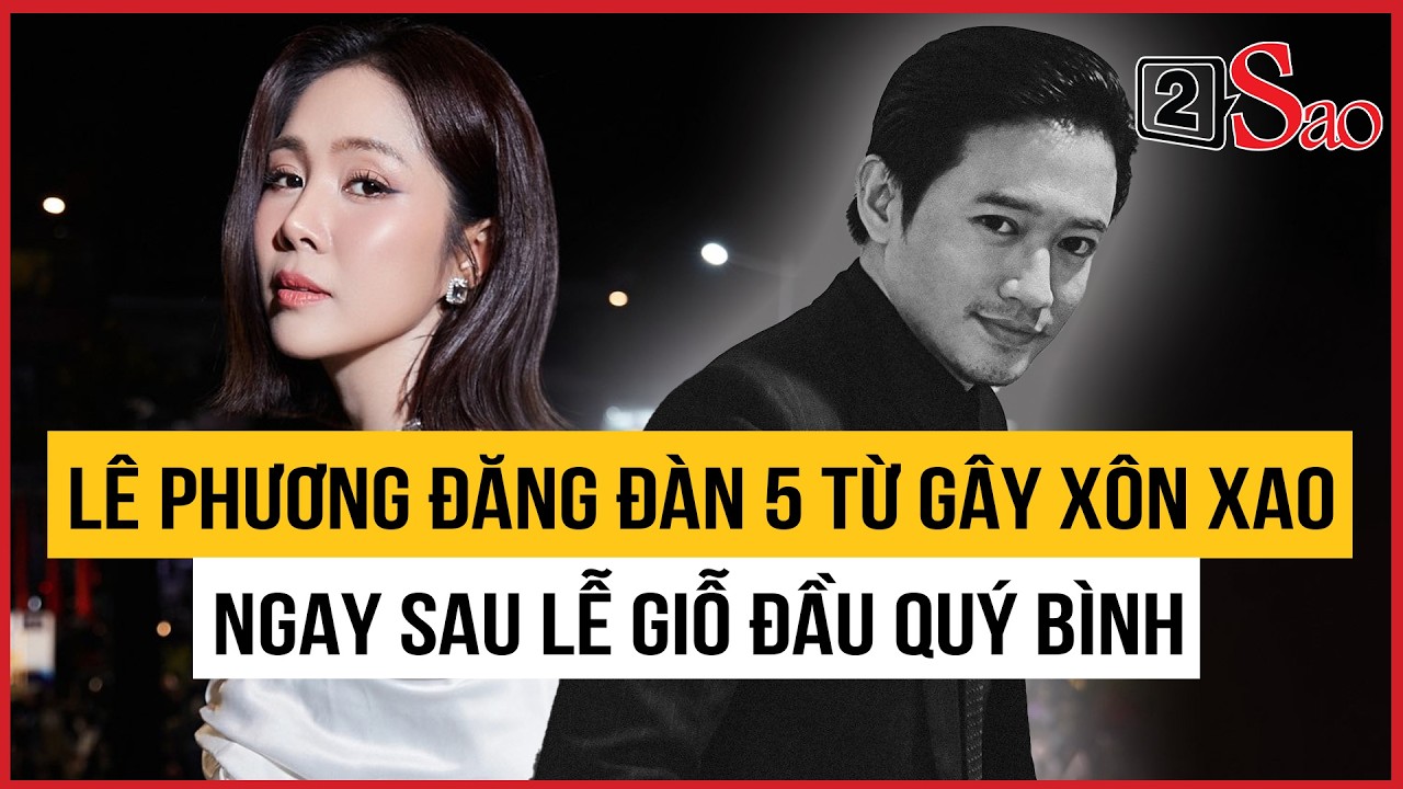 Lê Phương đăng đàn 5 từ gây xôn xao ngay sau lễ giỗ đầu Quý Bình | TIN GIẢI TRÍ