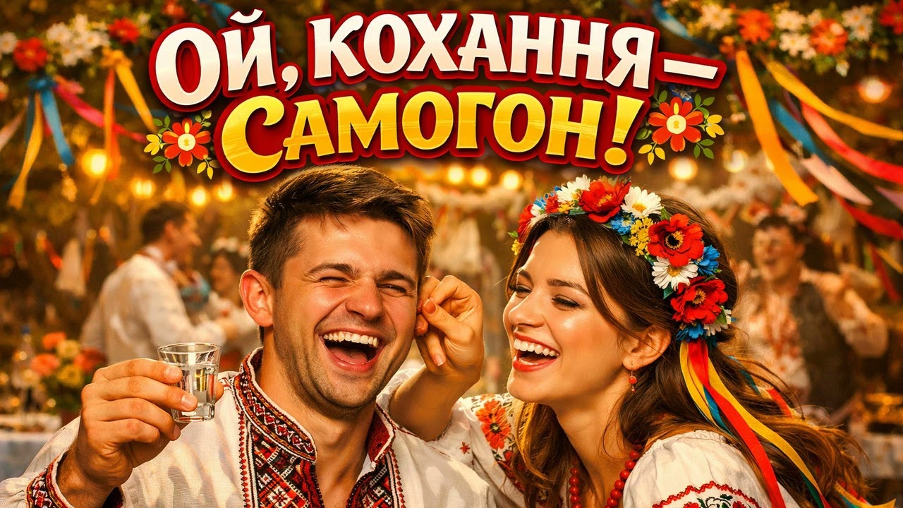Ой, кохання — самогон! | Весела українська весільна пісня для танців і застілля