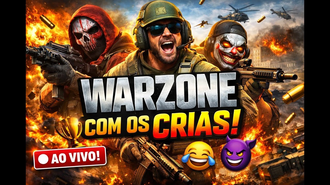 🔥 AO VIVO: SÓ TROCAÇÃO COM OS CRIAS NO Call of Duty: Warzone 💥😂