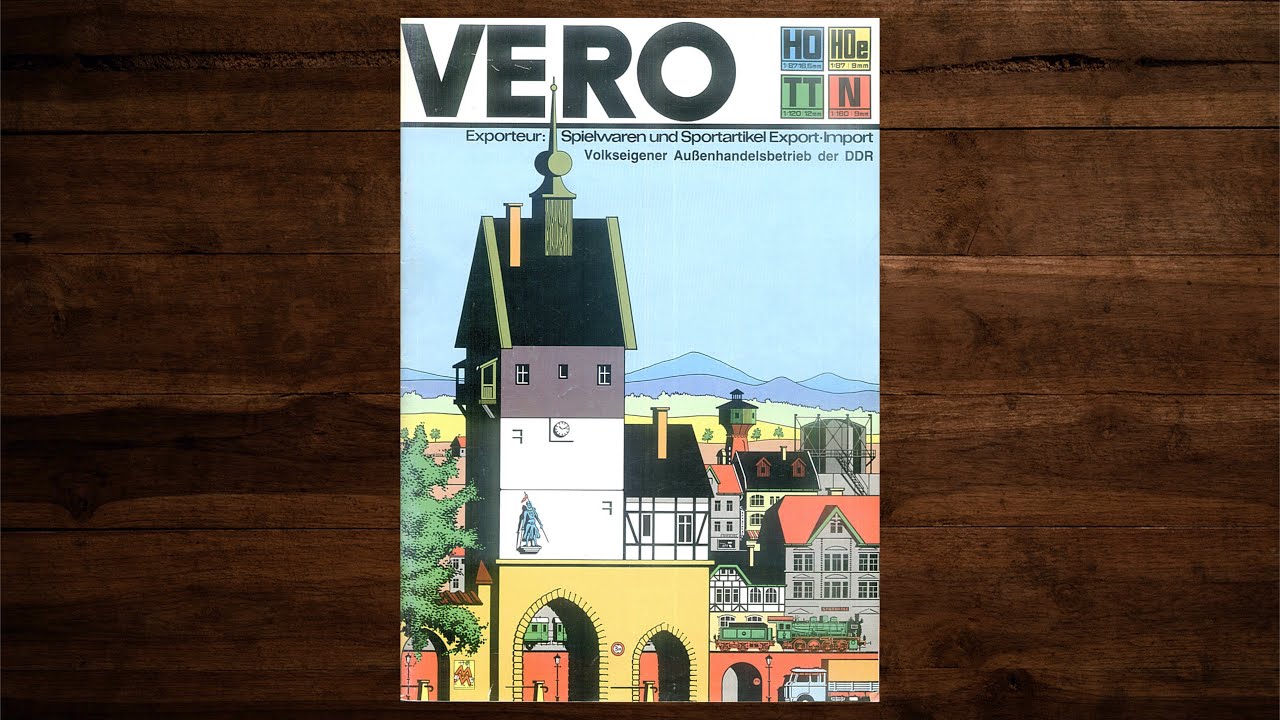 VERO Katalog 1985– Modellbahn, Auhagen, Mamos, Demusa, OWO, DDR, H0, TT, N