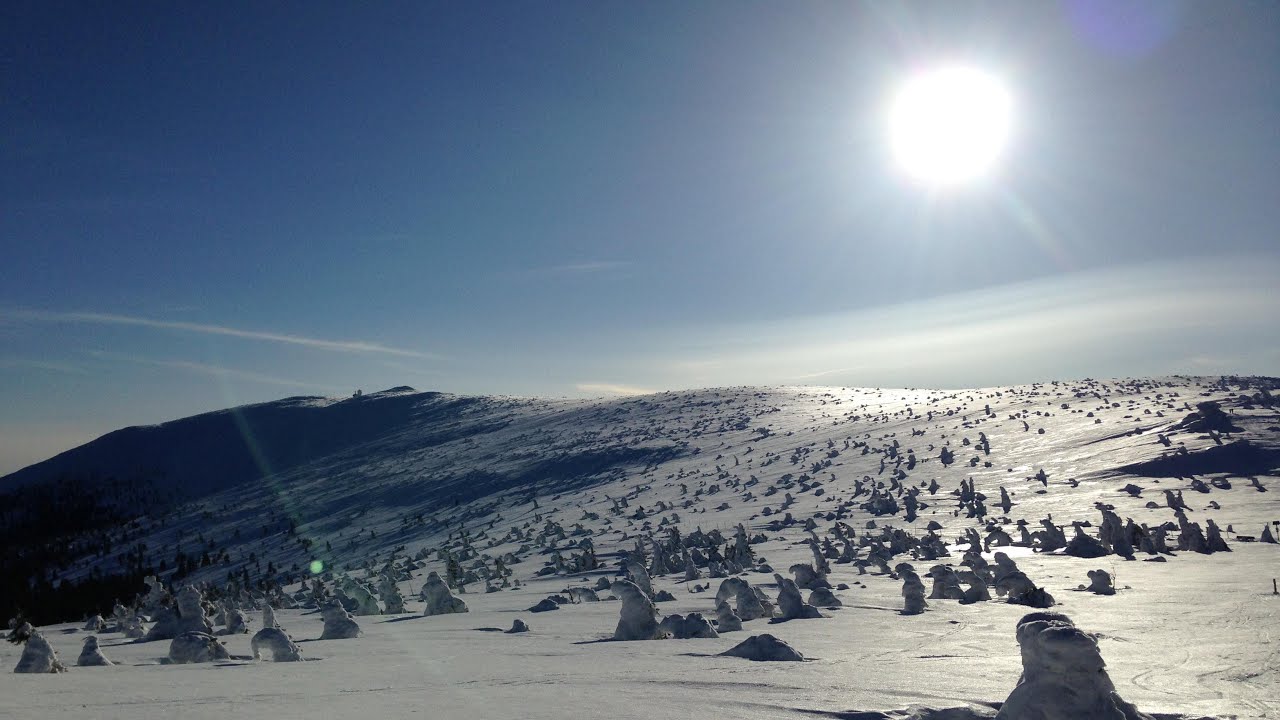 Karkonosze - Od Szrenicy po Śnieżkę (zimą)