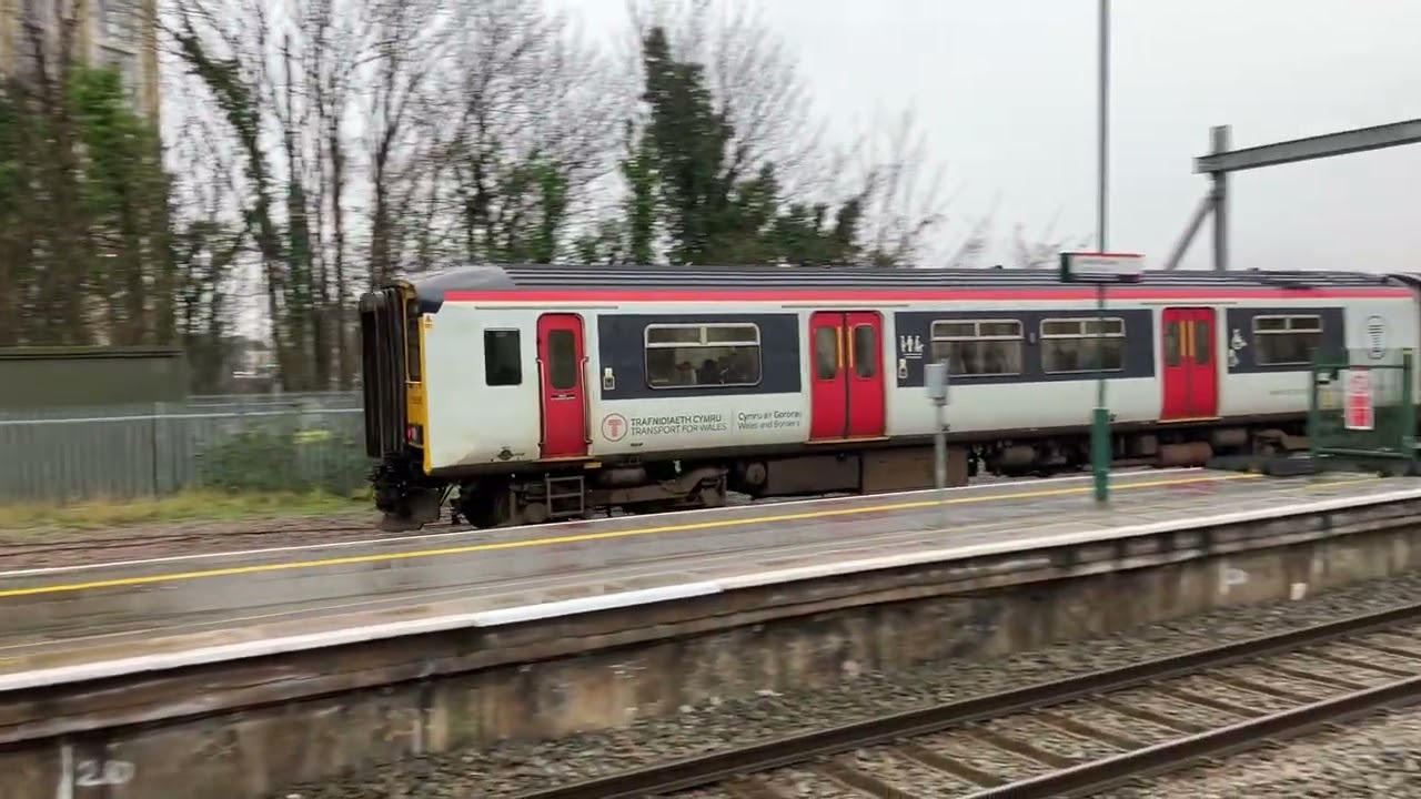 TFW 150 260 11:44AM SERVICE FROM RHYMNEY TO BRIDGEND VIA THE VOG LINE DEPARTING CARDIFF CENT PLAT 0.