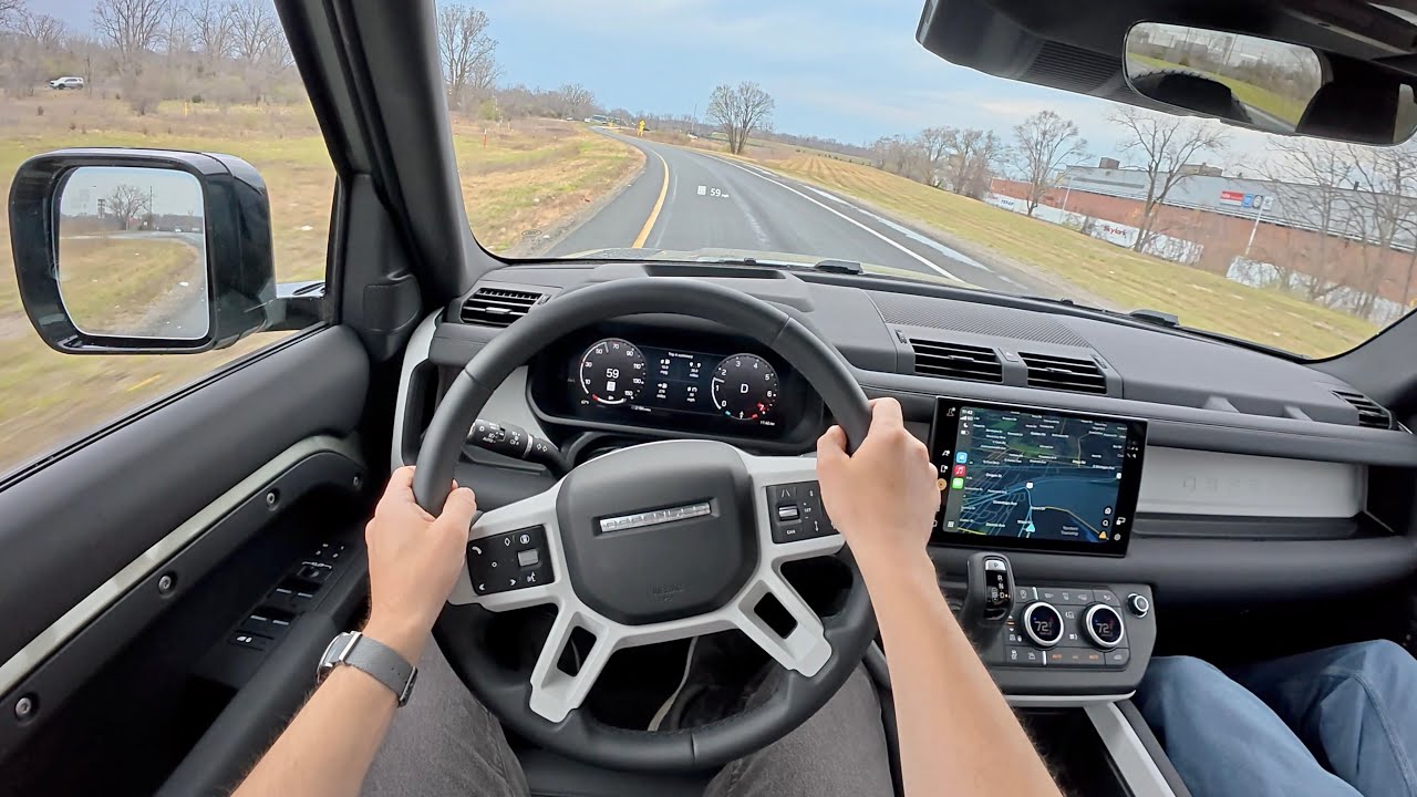 2025 Land Rover Defender 110 X-Dynamic SE - POV Street Driving Impressions