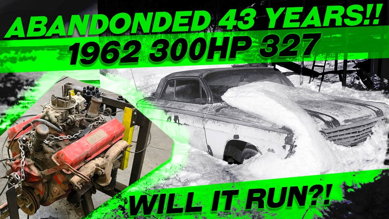 1962 Impala Super Sport 300HP 327 Engine Abandoned for 43 Years!! Will it Run?!?