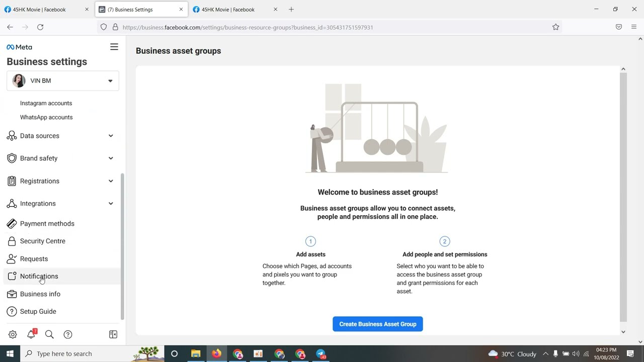 របៀបគ្រប់គ្រង BM - Facebook Business Manager 2022