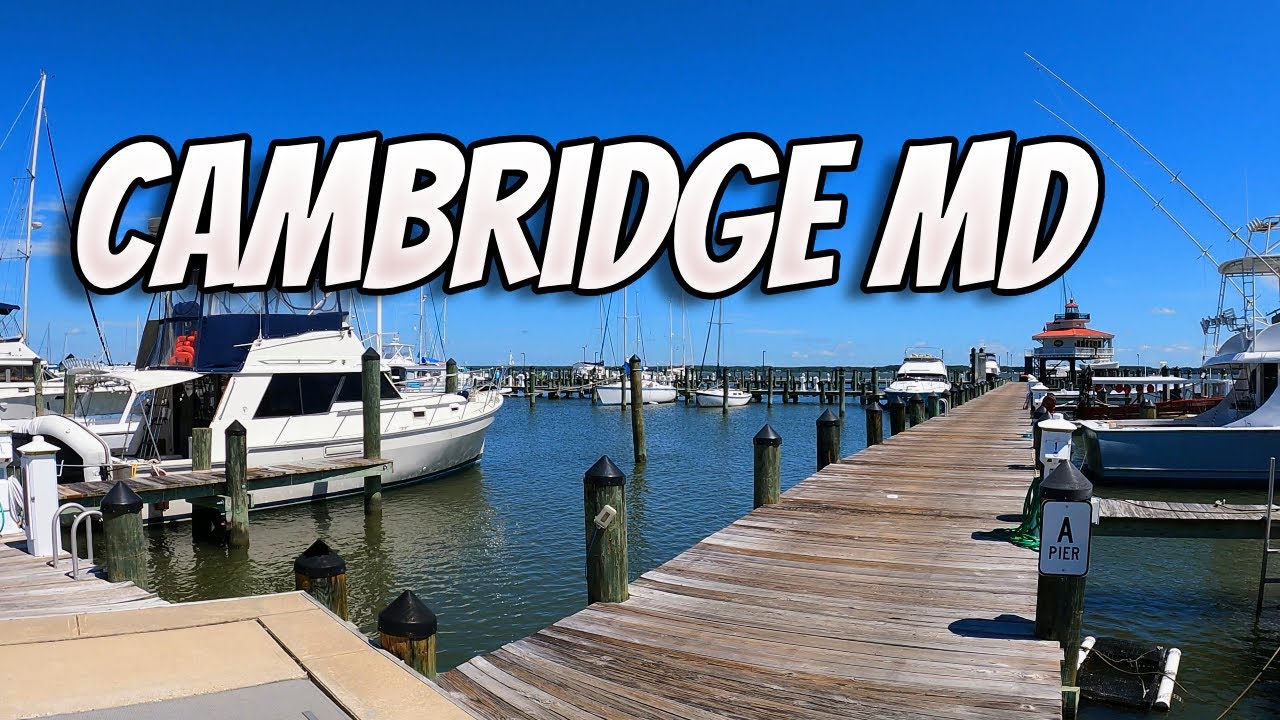 Cambridge Maryland | Downtown & Ocean front | Exploring Small Towns in MD | Walking Tour