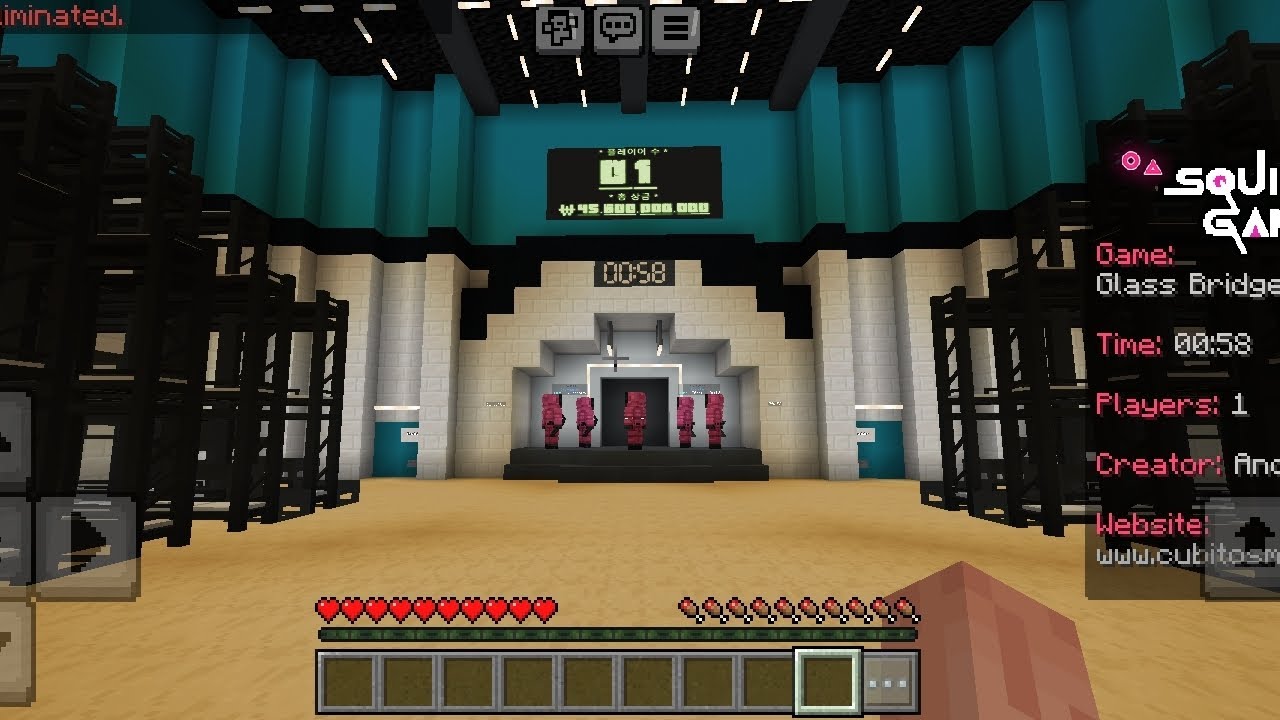 playing squid game in Minecraft 😎