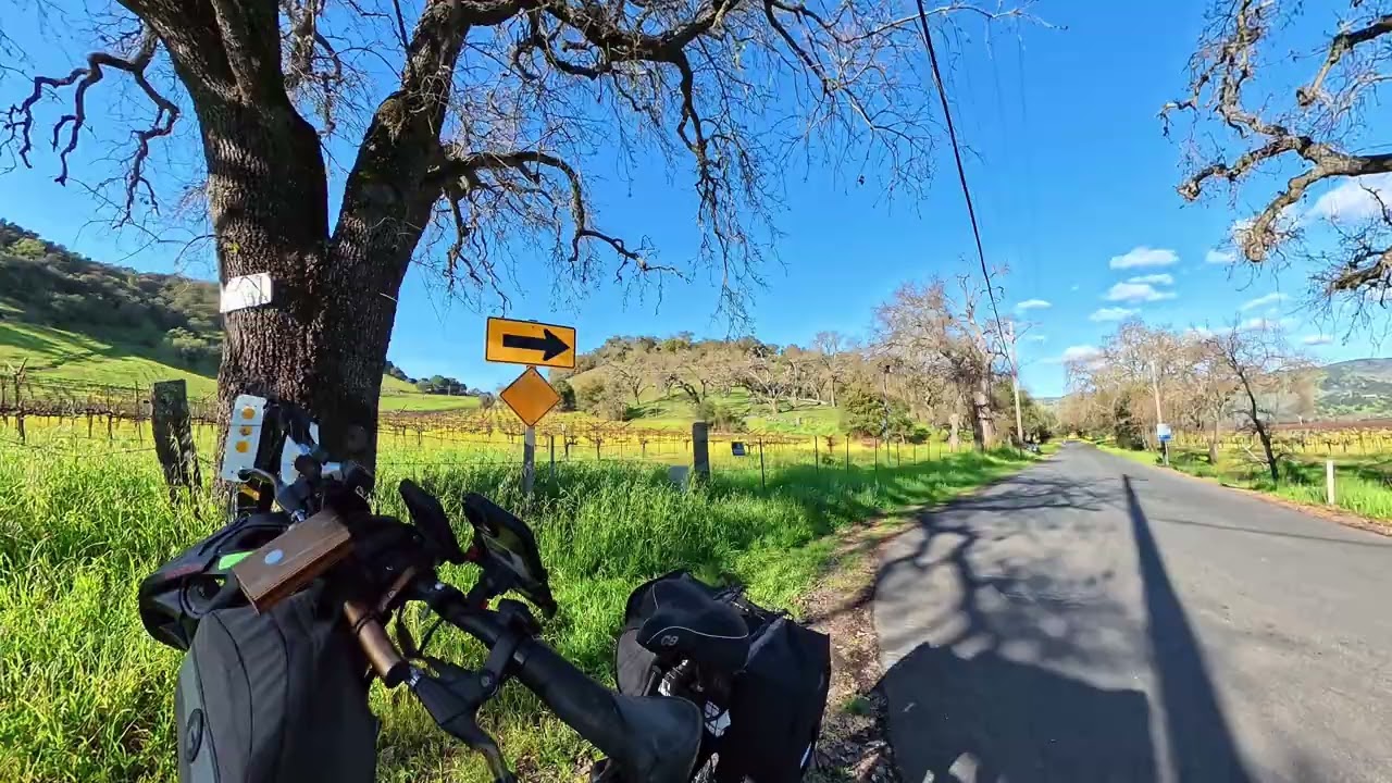 Napa bicycle ride on Valentine’s Day